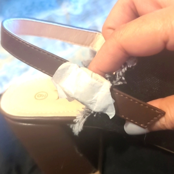 Nature Breeze Black jeans chunk heels Size 9 - Picture 2 of 13